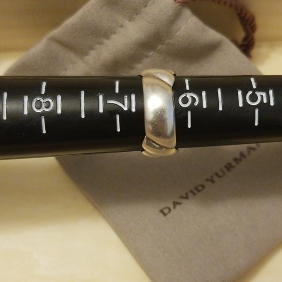 David Yurman Wide Sculpted Hampton Cable Ring - Picture 4 of 4